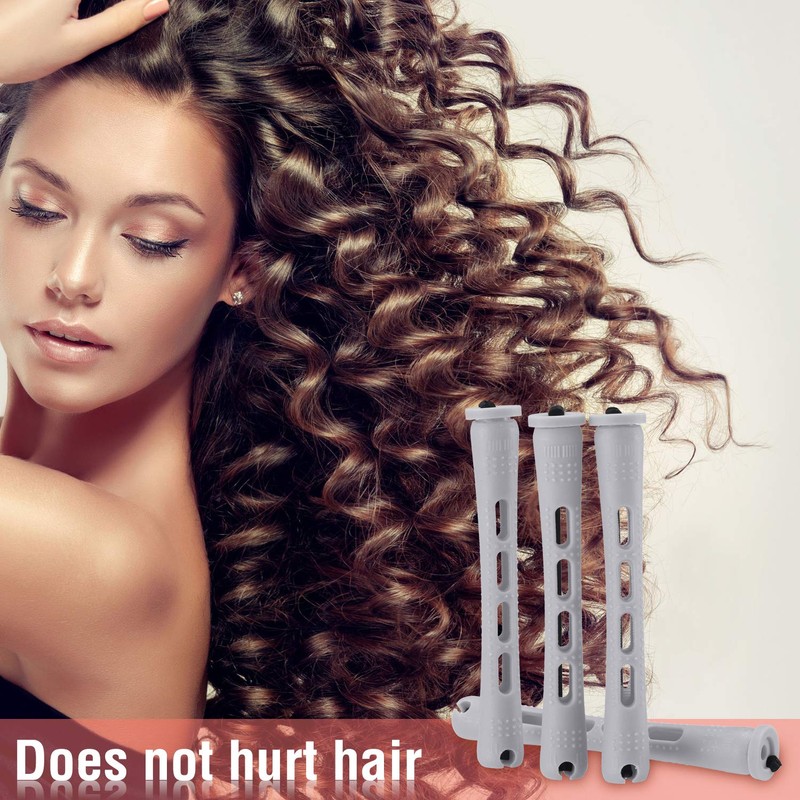 60 Pieces Perm Rods for Long Hair Plastic Perm Curling
