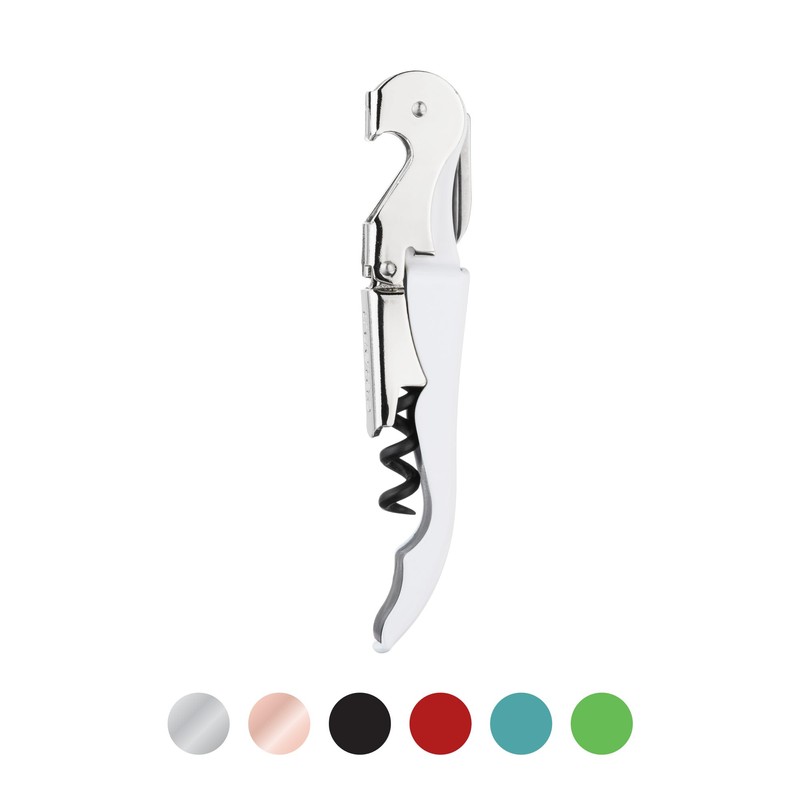 True Fabrications 2228 TF Doubled Hinged Corkscrew, White, Small