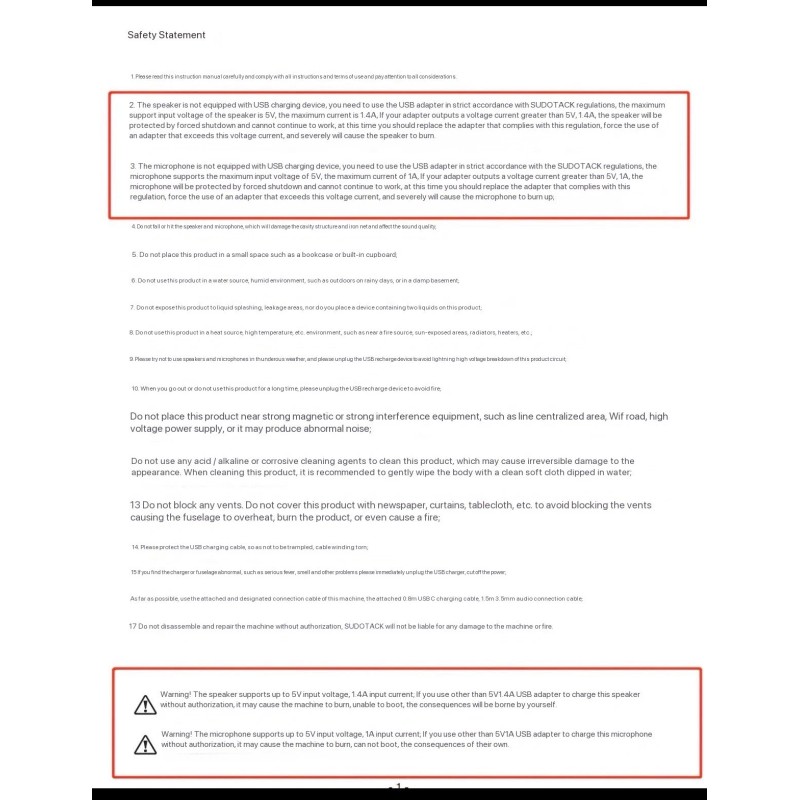 SUDOTACK Portable Karaoke Machine with LED Lights, 2 Wireless Mics,