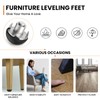ZDRU 16 Pcs M8 x 1.25 Adjustable Furniture Leveling Feet