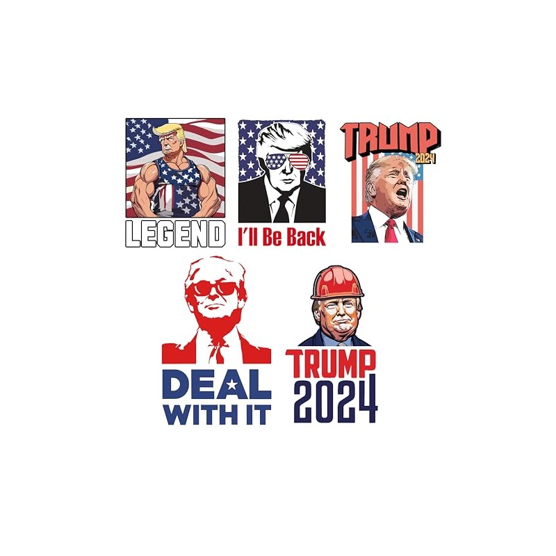 Set Trump Car Sticker 5