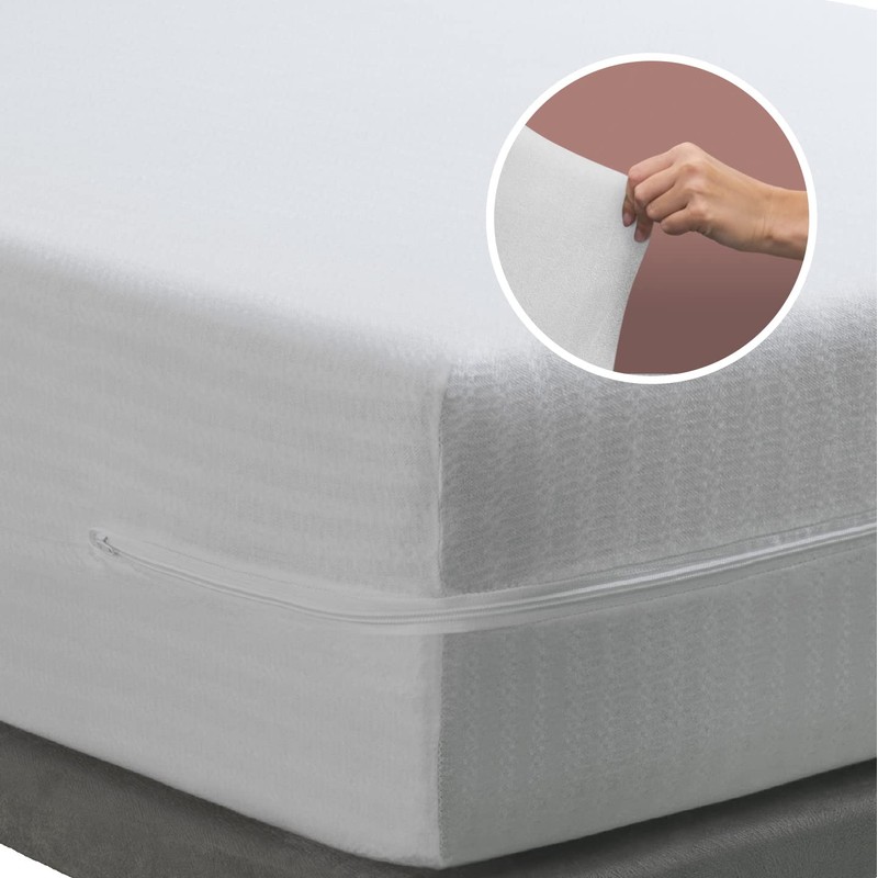 Tural Mattress Encasement 60x120cm Cot Size Extra Elastic Resistant Zipped