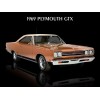 1969 Plymouth GTX in Copper Metal Sign: 9x12" & Ships Free