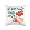 Coast Tomato Girl Summer Throw Pillow
