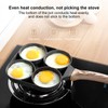4 Hole Egg Frying Pan 18cm Nonstick Pancake Pan Breakfast