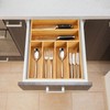 Umilife Kitchen Drawer Organizer, 12 Inch Silverware Utensil Tray Holder,