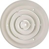 Rocky Mountain Goods Round Ceiling Diffuser with Installation Kit - Create a More consistent Flow of air Throughout Room - Includes Screws for Install - Solid Metal Design - Premium Finish (6")