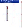 Spin Mop Replacement Handle Compatible with O Cedar Mop Replace