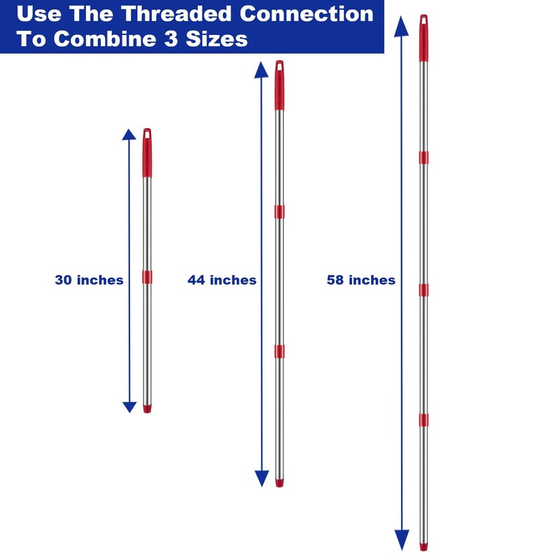 Spin Mop Replacement Handle Compatible with O Cedar Mop Replace