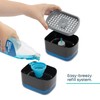 Fineway 3-in-1 Automatic Refillable Soap Dispenser Set with Sponge Holder,