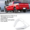2Pcs Side Vent ABS Exquisite Exterior Body Stickers Strip Replacement