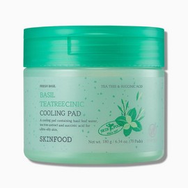 Skinfood [Skinfood]Basil Tea Tree Clinic Cooling Pad (70ea)