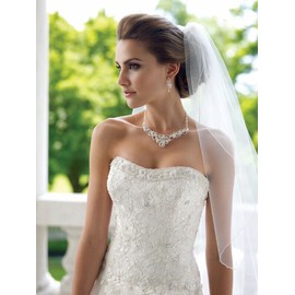 Elegance by Carbonneau Silver Freshwater Pearl and Crystal Jewelry Set