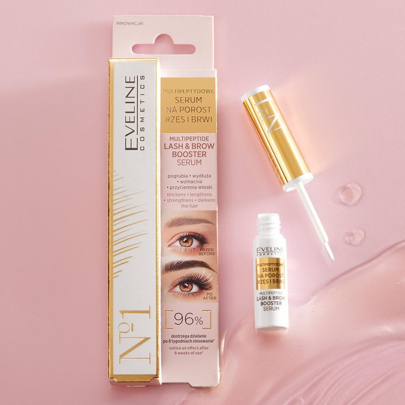 Eveline Cosmetics Multipeptide Serum for Growth of Eyelashes and Eyebrows