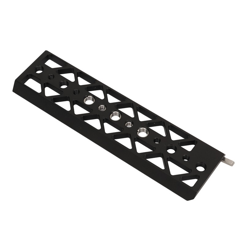 Dovetail Plate for Arca 8in 1/4 3/8 Threaded Holes Aluminum