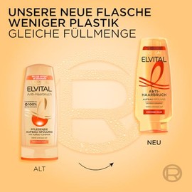 L'Or√©al Paris Elvital Anti-Haarbruch Pflegende Aufbausp√ºlung zum tiefen Wiederaufbau der Haarstruktur, Mit Aufbau-Ceramid, 6 x 250 ml