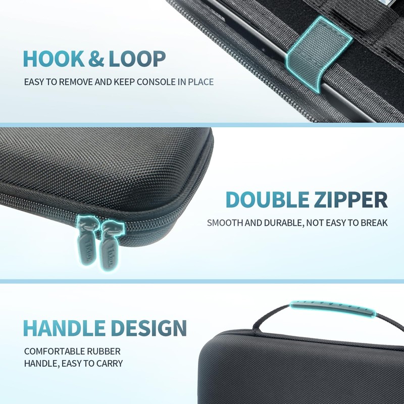 Tixlux Carry Case for Switch 2 - Shockproof, Compact, with