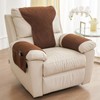 NANSHINE 3Pcs Recliner Slipcovers Armrest Covers for Recliner Chair Non