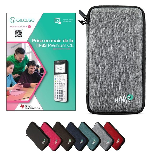 CALCUSO Standard Accessory Set Compatible with TI 83 Premium CE