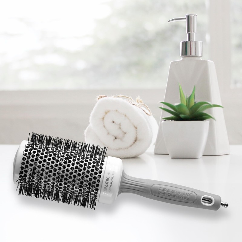 Olivia Garden Ceramic and Ion Thermal Brush, 2 1/8 Inch