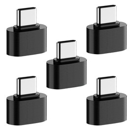 BORLTER CLAMP USB C to USB Adapter 2 Pack, Type C Male to USB Female Adapter, for MacBook/MacBook Pro, Galaxy Type-C, Tablet, Laptop and More