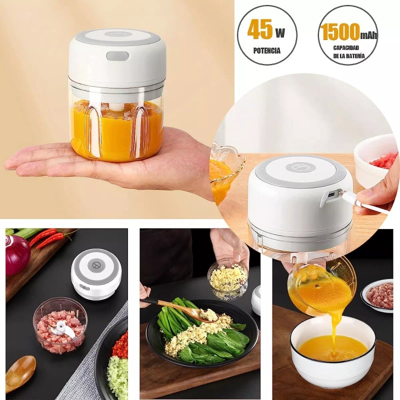 Baixi Batidora Recargable Usb Mezclador De Alimentos Para Bebés