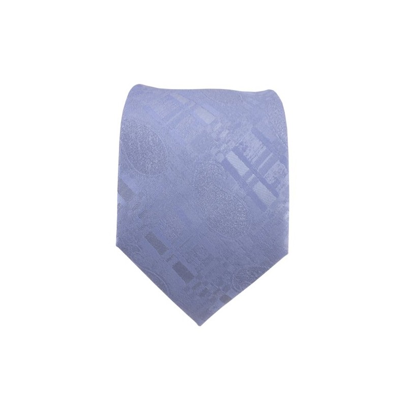 TigerTie Designer Silk Tie Blue Light Blue Baby Blue Patterned