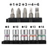 Vessel SLH2-1 2-Way Speed L-Shaped Handle Bit/Socket Set