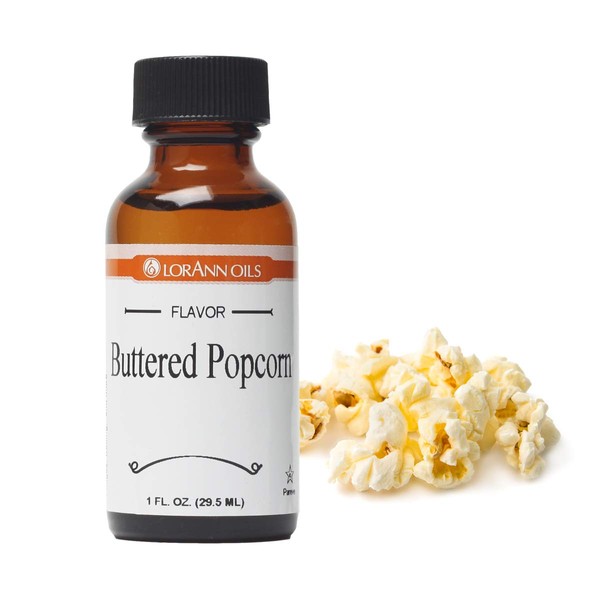 LorAnn Buttered Popcorn SS Flavor, 1 ounce bottle
