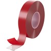 POPPSTAR 10m x 38mm x 2mm Double Sided Clear Acrylic