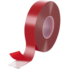 POPPSTAR 10m x 38mm x 2mm Double Sided Clear Acrylic Tape