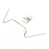 100pcs Greenhouse Glazing Clips Stainless Steel Z Fixing Clips W