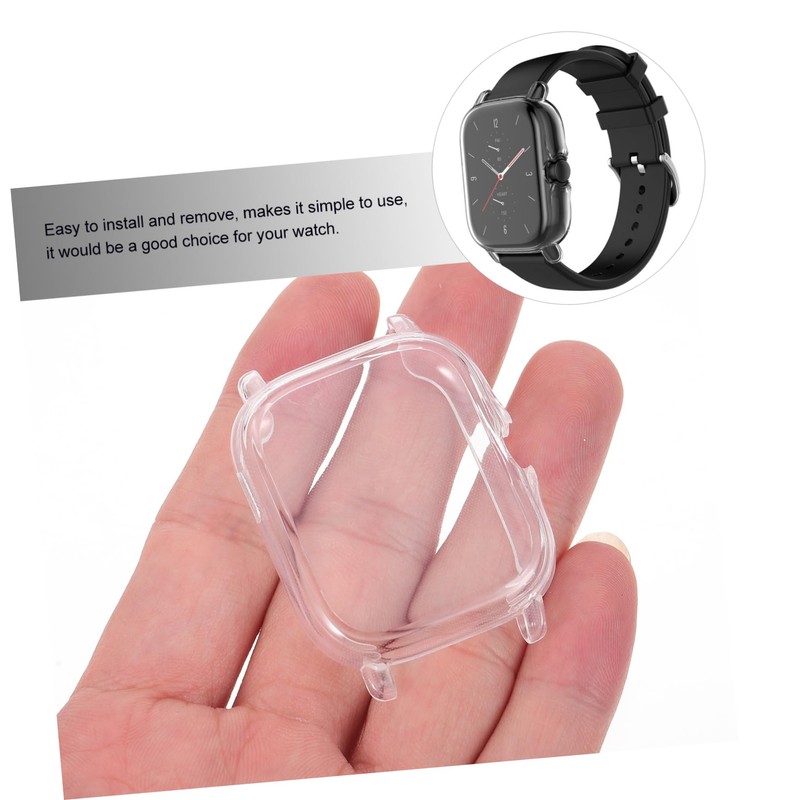 BIUDECO 3pcs TPU Watch Case Compatible Lightweight Protective Shell Transparent
