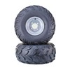 WANDA ATV Golf Cart Tire Wheel Assembly 20X9.5-8 4-Ply with