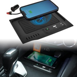 LDETXY Wireless Charger for 2019 2020 2021-2024 Nissan Altima L34 Style Accessories, USB-A USB-C Phone Wireless Fast Charging Panel for S/SR/SV/SR VC-Turbo/SL/Platinum/latinum VC-Turbo/Edition One