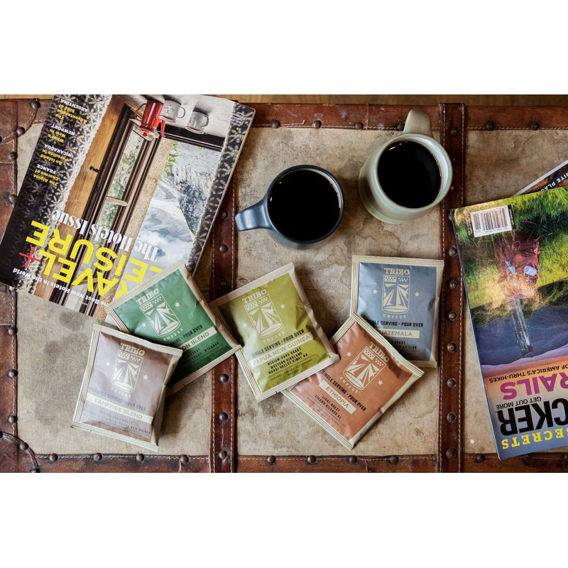 Tribo Coffee Single-Serve Portable Pour Over Drip Coffee - Campfire