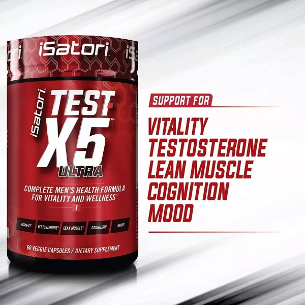 iSatori Test X5 Ultra 5-in-1 Isatori Complete Men's Health Formula T