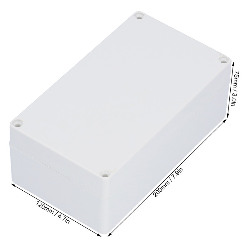 Junction Box Plastic Waterproof Tools Power Wiring Instrument Case for