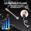 Torch Lighter, Long Flexible Neck Refillable Butane Lighter, Jet Flame