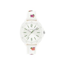 COACH Kitt Women's 3H Quartz Watch – 35 mm TR90 Case – Silicone Strap – Stylish Fashion Accessory, Gift for Her