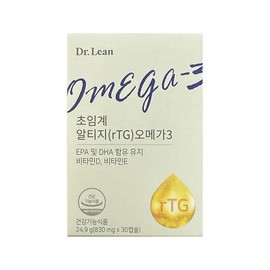 SellerHub 닥터린 초임계 알티지 오메가3 1025mg x 30캡슐 x2SET (AD) (S33555812) Dr. Lin Supercritical R-T-G Omega 3 1025mg x 30 Capsules x 2 SET (AD) (S33555812)