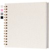 Hiwhy 10x10 Inch Scrapbook DIY Photo Album Linen Cover Hardcover