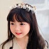 Yreamont Flower Girl Crown Headpiece for Wedding Headband for Women