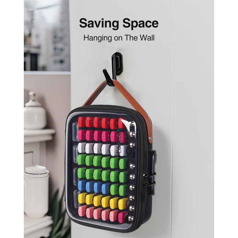 Luxtude Flash Drive Case with Combination Lock (112 Labels Included)