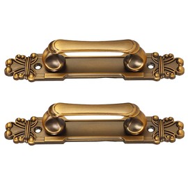 2Pcs/set Door Handle Zinc Alloy european style Antique Door Pull Handle Cabinet Hardware Accessory