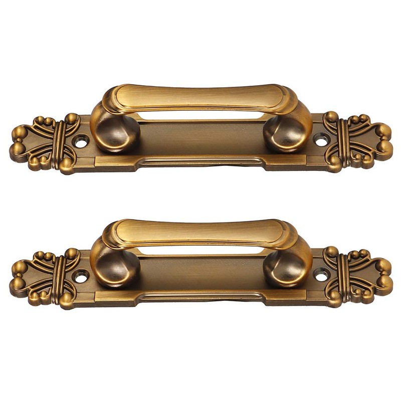 2Pcs/set Door Handle Zinc Alloy european style Antique Door Pull