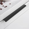 KYRYD 4 Pack Concealed Kitchen Cupboard Handles ，Finger Edge Pull