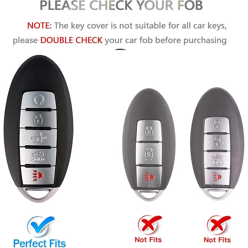 OFFCURVE Funda de Llave para Nissan - Funda Protectora para