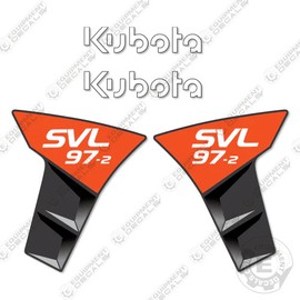 Aftermarket Fits Kubota SVL 97-2 Decal Kit Skid Steer Replacement Decals Kubota