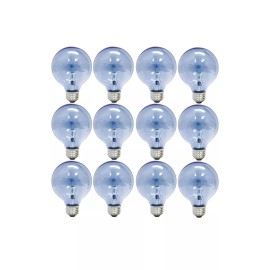 GE *** 12 BULBS***GE 11676 Reveal 40W G25 Globe Bulb E26 (Medium) Soft White